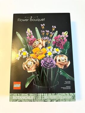 New in Box - LEGO Botanicals Flower Bouquet - Multicolor Home Accent